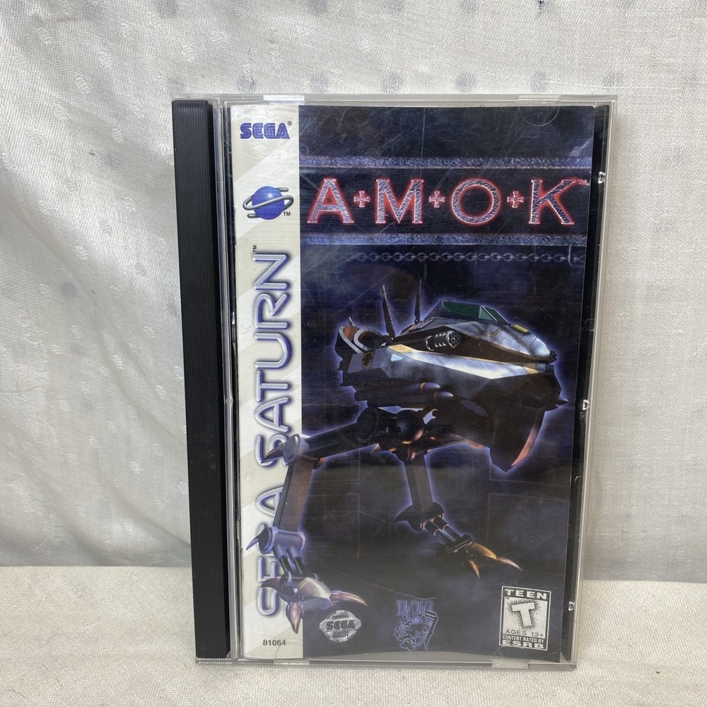 AMOK (SEGA Saturn, 1996) Tested